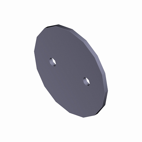 Прокладка для монтажа розетки на платформе