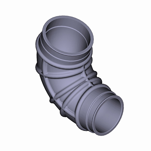 Патрубок подводящий воздушного фильтра