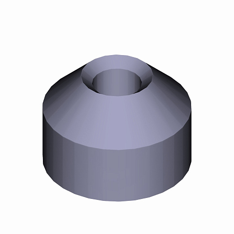 Подушка подвески радиатора нижняя